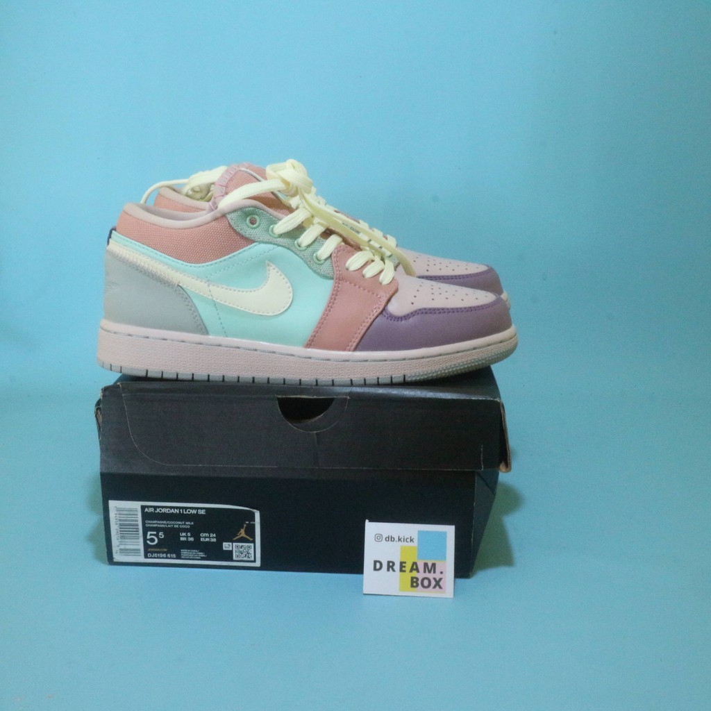 Sepatu Nike Air jordan low Easther Pastel