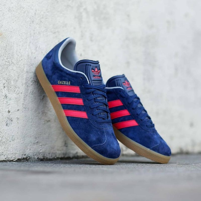 Adidas Gazelle Vintage Navy Red Gum