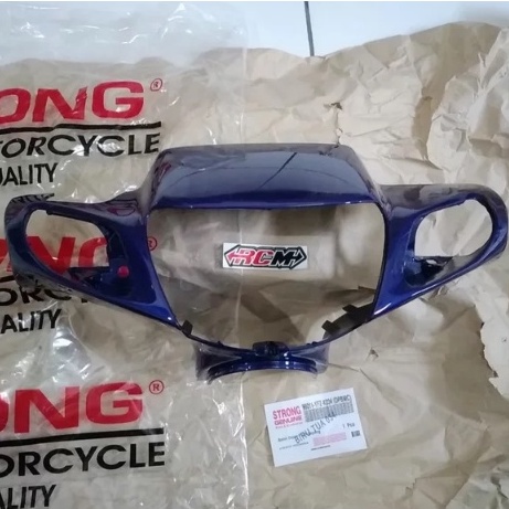 COVER HANDLEBAR BATOK TOTOK LAMPU DEPAN DPN FIZR F1ZR FIZ R KOPLING WARNA BLUE BIRU TUA ORI ORIGINAL