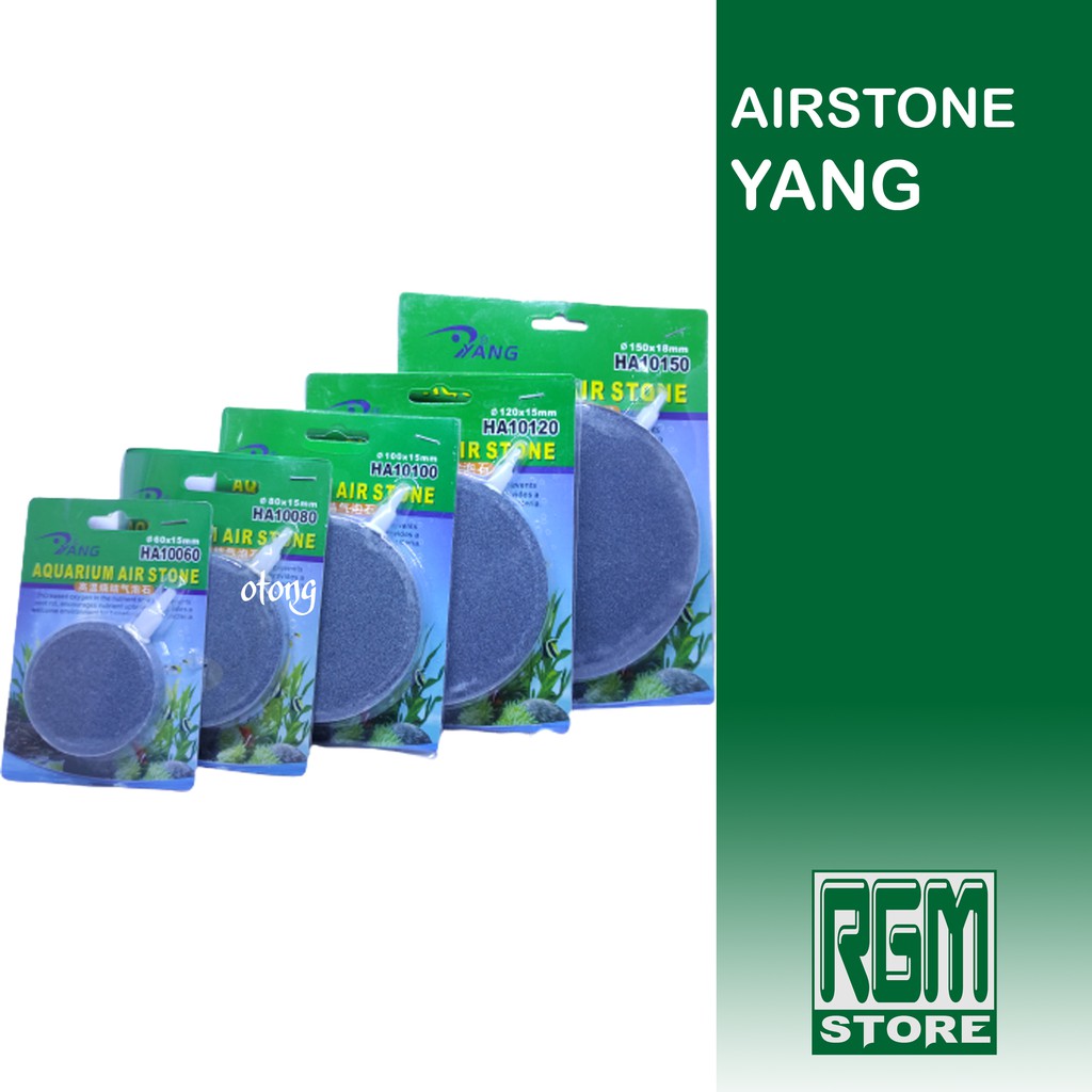 YANG AIRSTONE AIR STONE BATU GELEMBUNG AERATOR BULAT PIPIH AQUARIUM AQUASCAPE