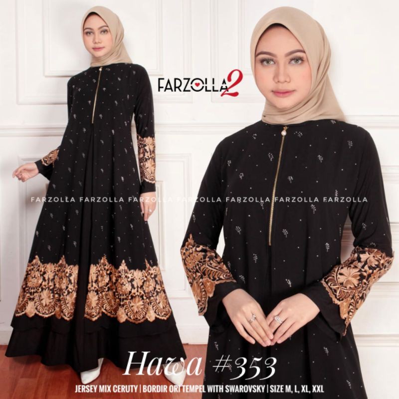 Hawa 353 Gamis Abaya Dress Farzolla2