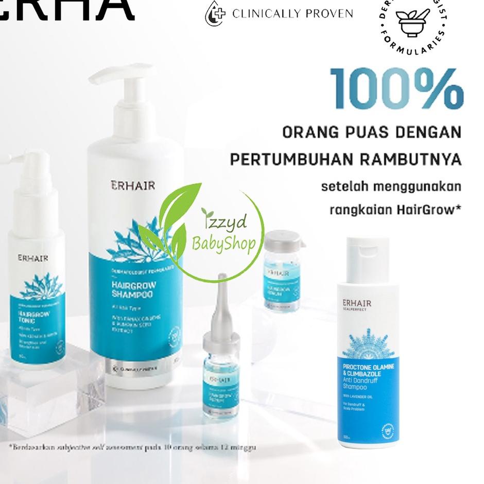 ➜Murah❈➜ Erha hair grow serum 7x8 ml, tonic 60ML, shampoo 100 ML Anti Rontok & Penumbuh Rambut / sca