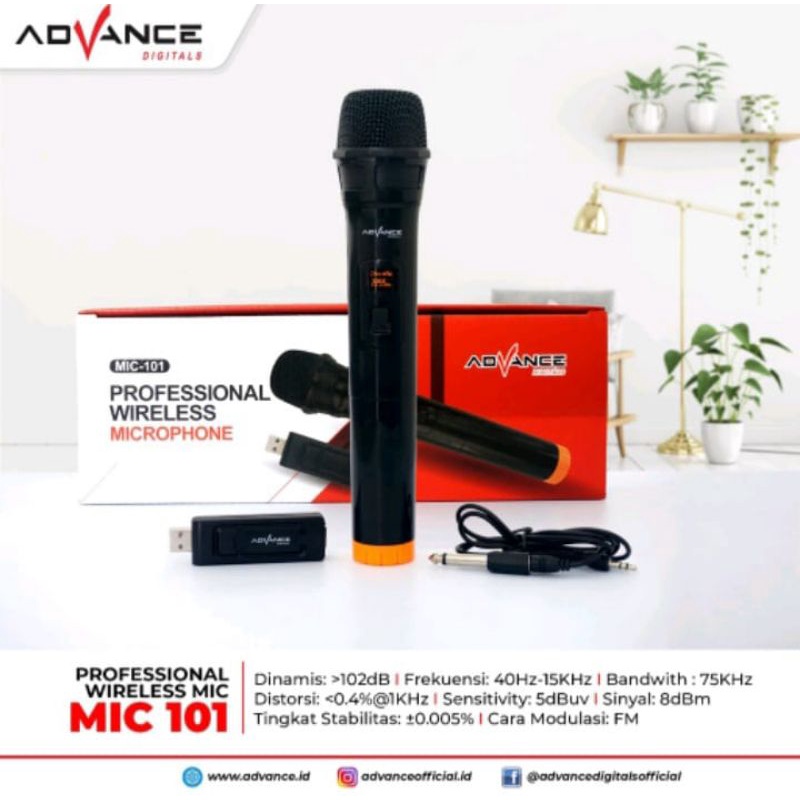 Mic Advance wireless 101 dan 201