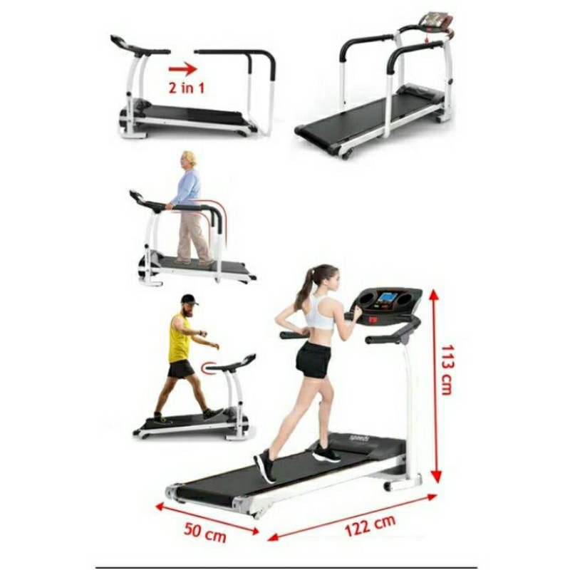 TREADMIL LIFE SPORT LS1002/ALAT OLAH RAGA TREADMIL
