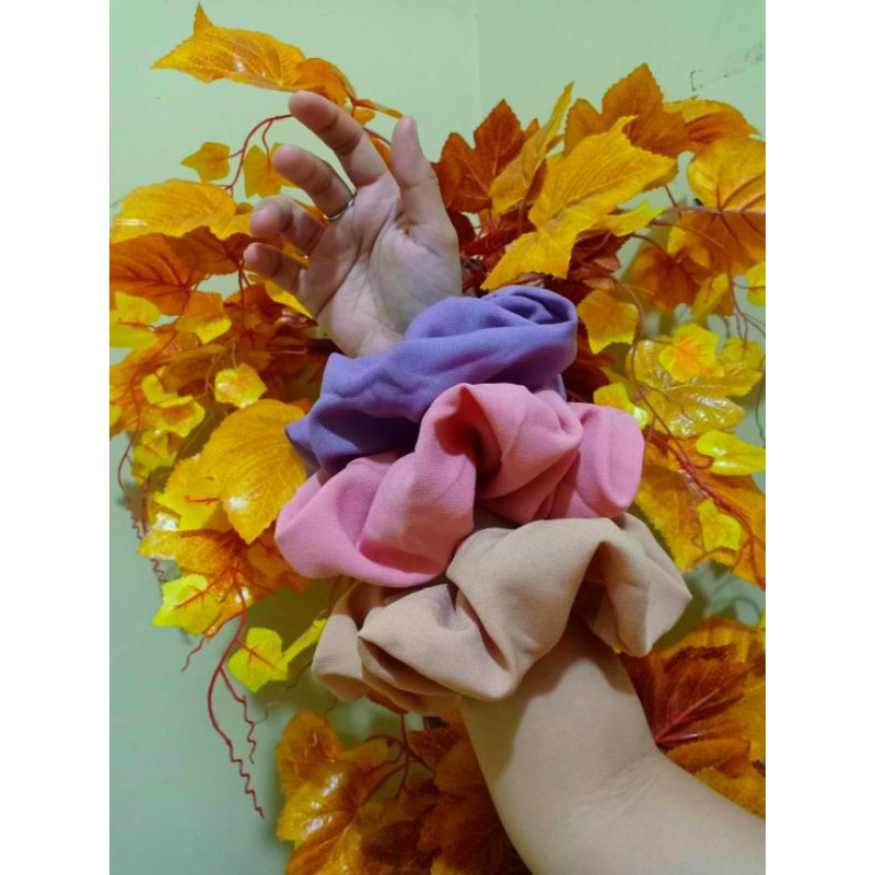 CEPOL RAMBUT SCRUNCHIE HIJAB SIZE JUMBO  IKAT RAMBUT HIJAB / KUNCIRAN RAMBUT HIJAB Luxor  kain Craft