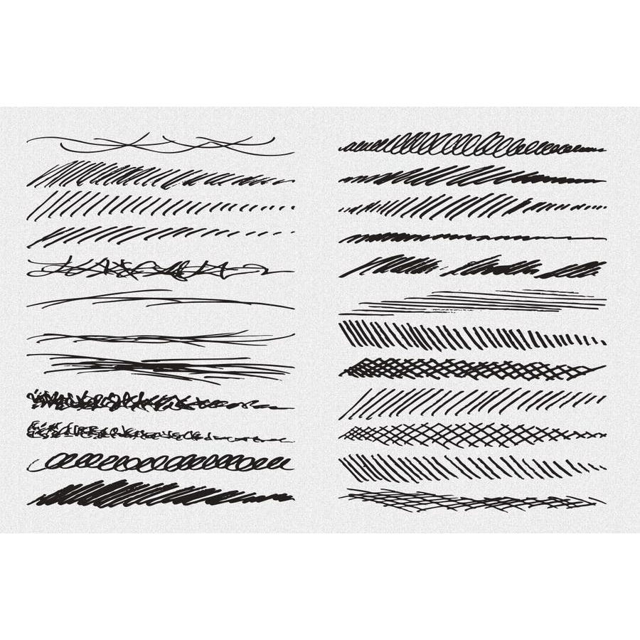 Vector Pencil Sketch Brushes