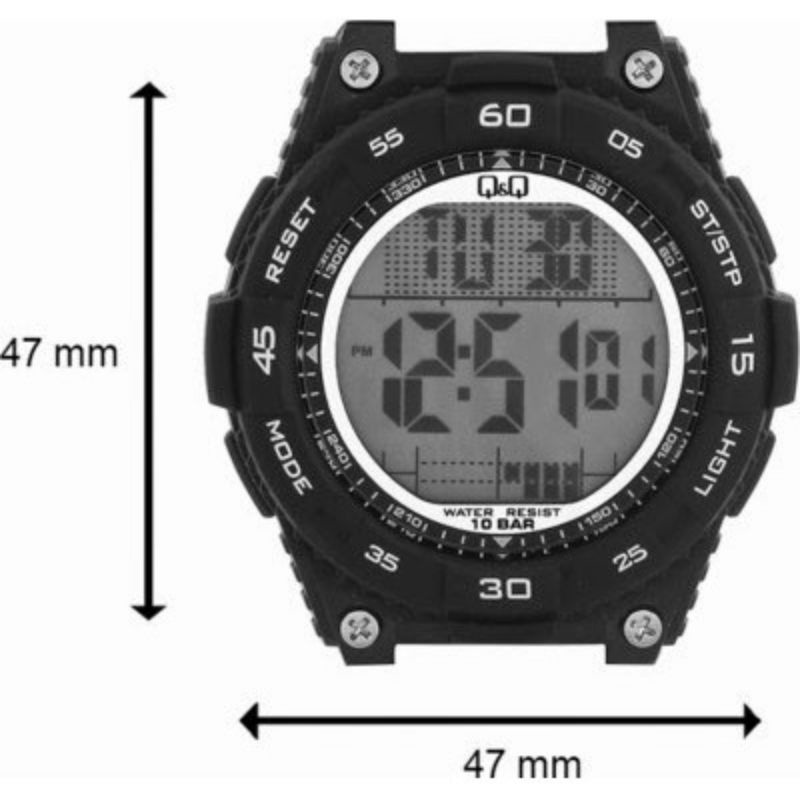 Jam Tangan Pria Q&amp;Q QnQ QQ M147 M147J Digital Original Water Resist