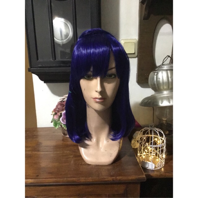 Yuriko Nanao The Idolmaster wig Cosplay dark blue
