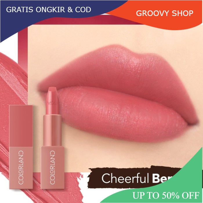 YOU colorland Juicy Pop Lipstick pewarna bibir lip care make up lipstik cheerfull berry