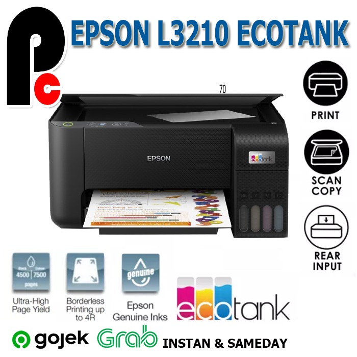 Printer EPSON EcoTank L3210 All-in-One Ink Tank Printer