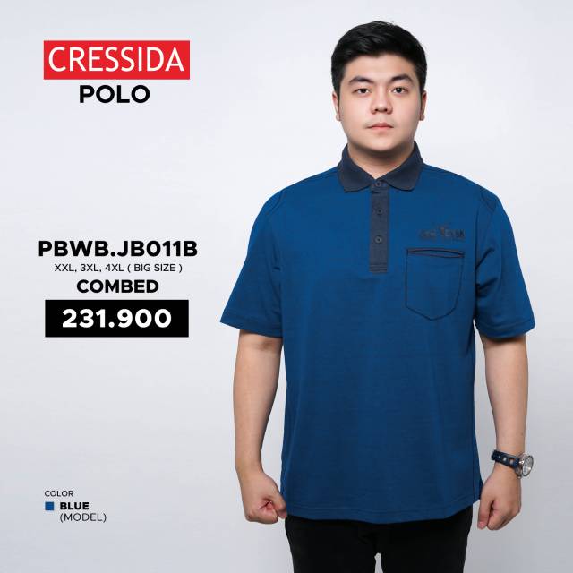 Kaos cowok BIG SIZE/kaos Cressida Polo