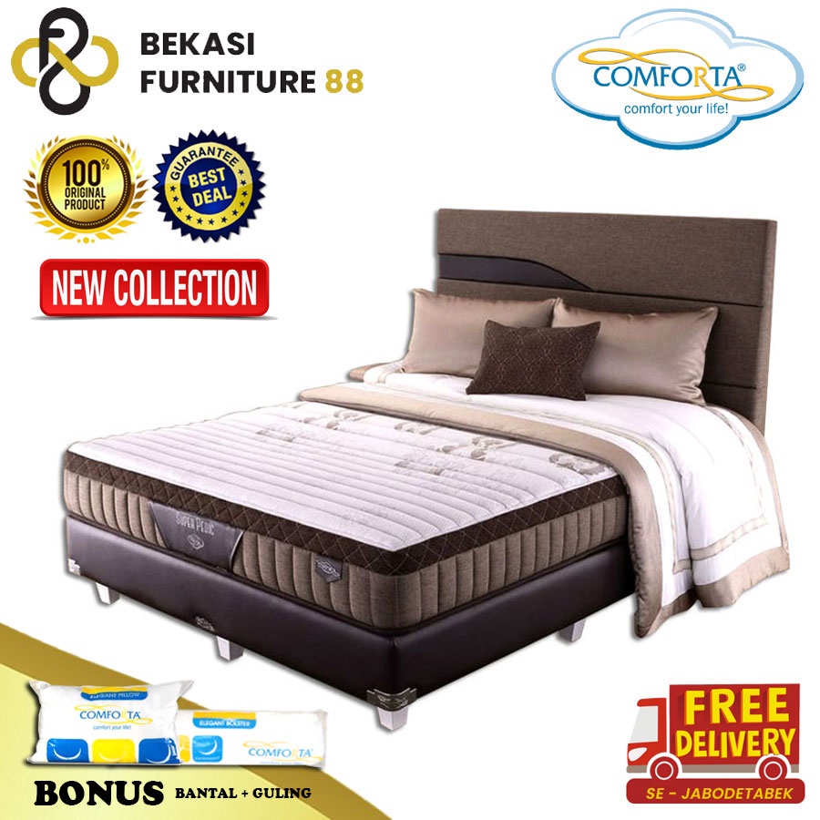 Jual COMFORTA Kasur Springbed ( Super Pedic ) Full SET Ukuran ...