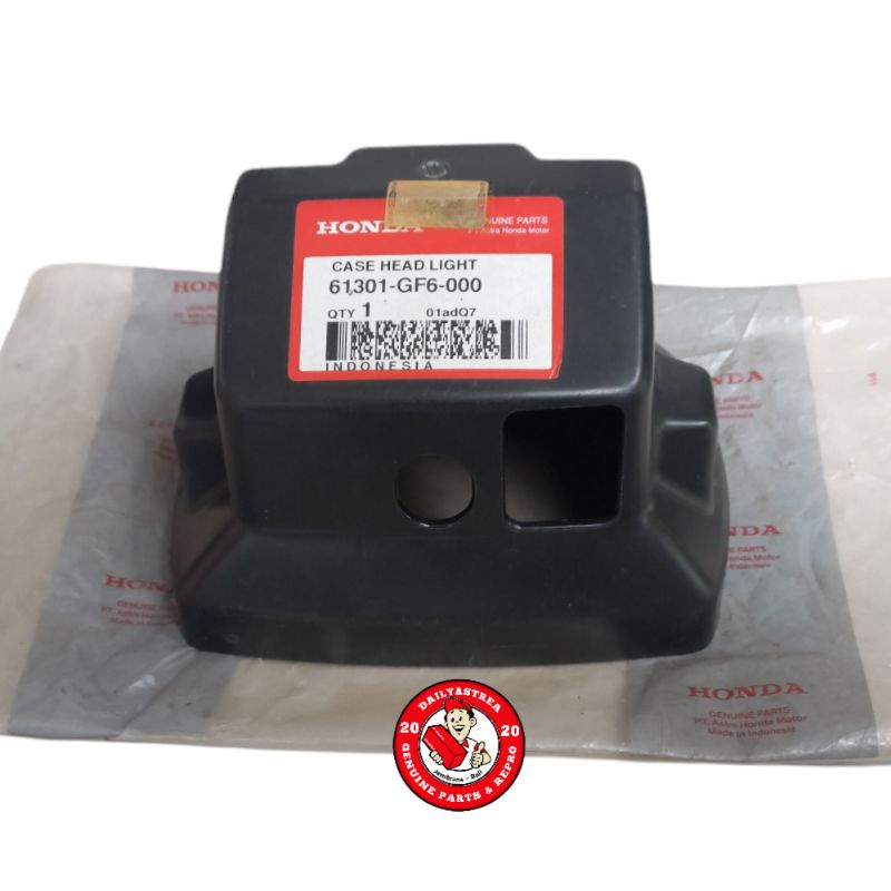 COVER TOTOK BATOK LAMPU REFLEKTOR DEPAN HONDA WIN 100 TUA ORIGINAL AHM 61301-GF6-000