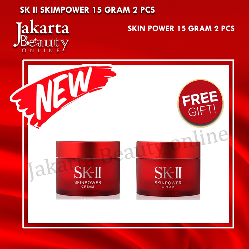 SK-II SKII SK II SKINPOWER SKIN POWER CREAM 15 GRAM ISI 2 PCS ANTI AGING