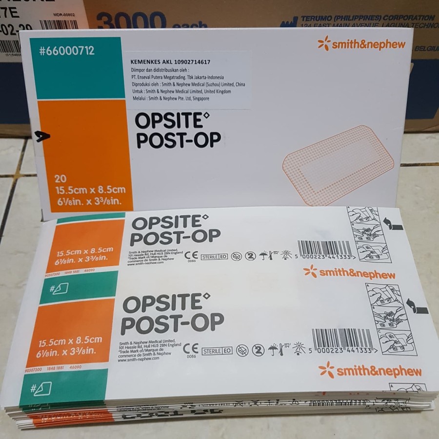 OPSITE POST-OP 15,5 × 8,5 cm Plester Tahan Air Post Op 15,5cm x 8,5cm