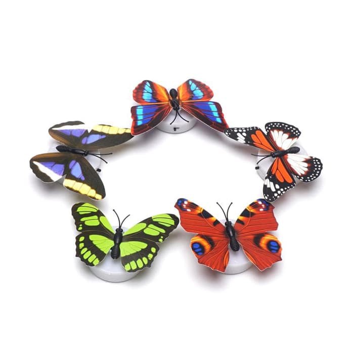 Travelmate Lampu Kupu - Kupu Buterfly Lamp LED Lampu Tidur Souvenir Kado