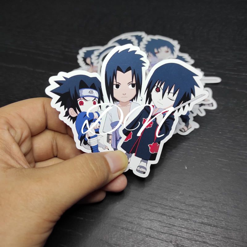 

Stiker kertas karakter sasuke 15pcs sticker accesoris film anime naruto
