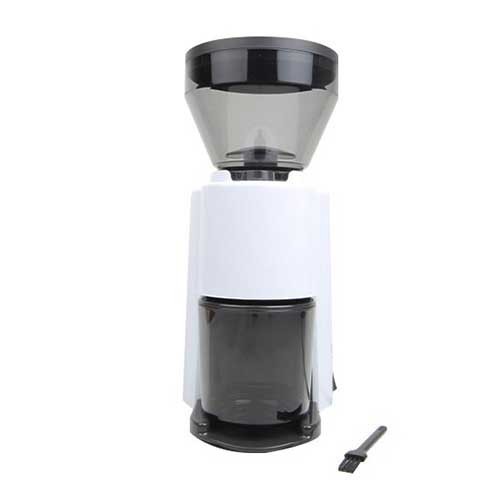 Welhome Coffee Grinder Conical Burr with Timer ZD-10T White - Mesin Penggiling Kopi-1