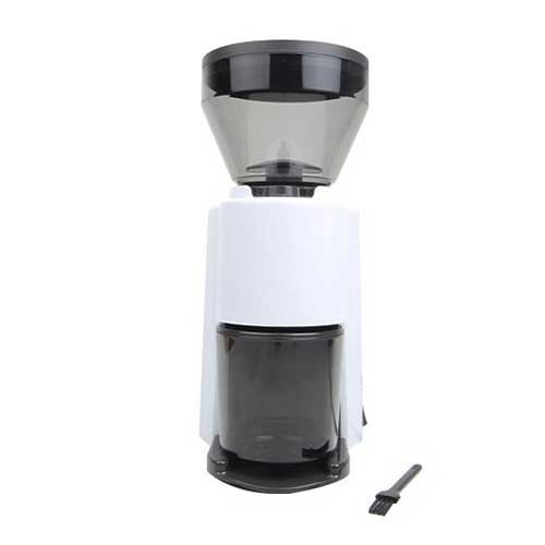 Welhome Coffee Grinder Conical Burr with Timer ZD-10T White - Mesin Penggiling Kopi