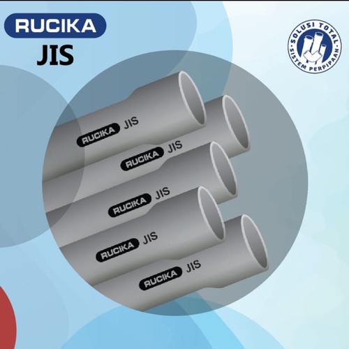 PIPA RUCIKA JIS ABU AW 1 INCH PVC PANJANG 4 METER HARGA PER BATANG