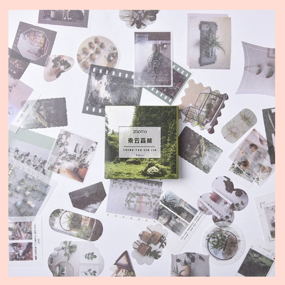 

80 PCS MIX MOMENT STICKER / STIKER / ALAT TULIS / BUKU JURNAL / SCRAPBOOK / IMPORT / AESTHETIC