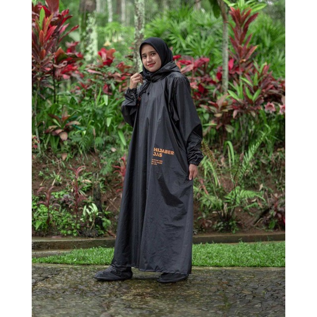 Jual South Legend Jas Hujan No Zipper Muslim Wanita Jas Hujan Hijab