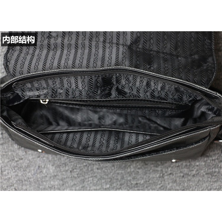 PREMIUM BAG TAS SELEMPANG MOTIF KOTAK BAHAN KULIT PU / SINTETIS J2915