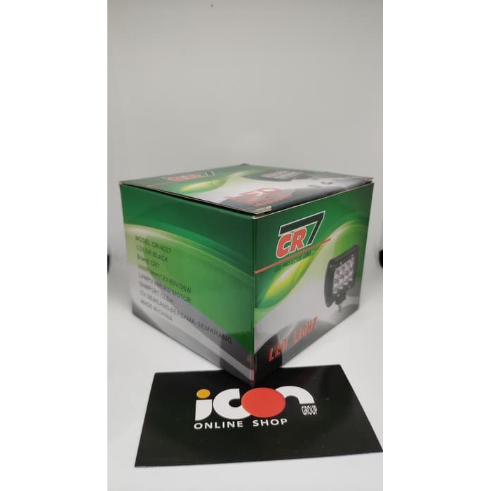 Promo Lampu Tembak Sorot LED CREE 12 MATA 3 SUSUN CR7