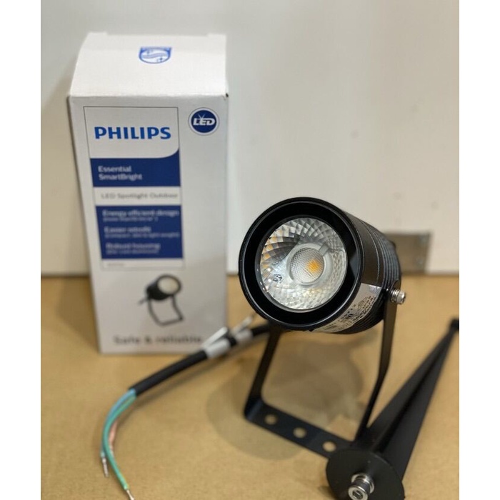 Lampu Taman LED Philips Spotlight Outdoor BGP 150 Warm White