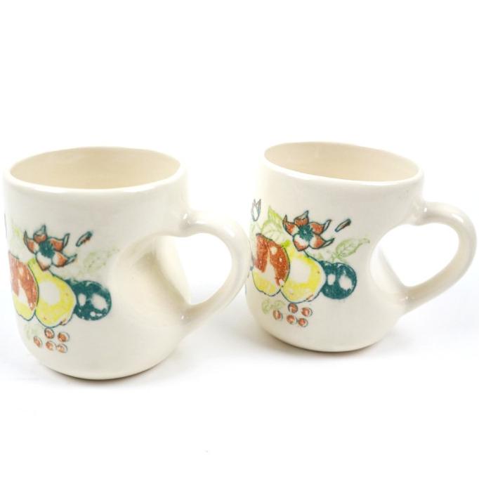 :::::::] Mug Love Couple Mama Papa Keramik Set 2 pcs 300 ml KL 188