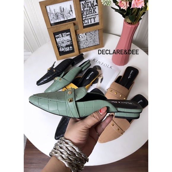 DECLARE&amp;DEE OSAKA MULES WANITA CROCO (COD)