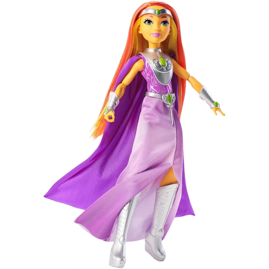 Barbie DC Super Hero Girls Starfire Doll - Boneka Karakter Intergalactic Gala Star Fire Ori Mattel