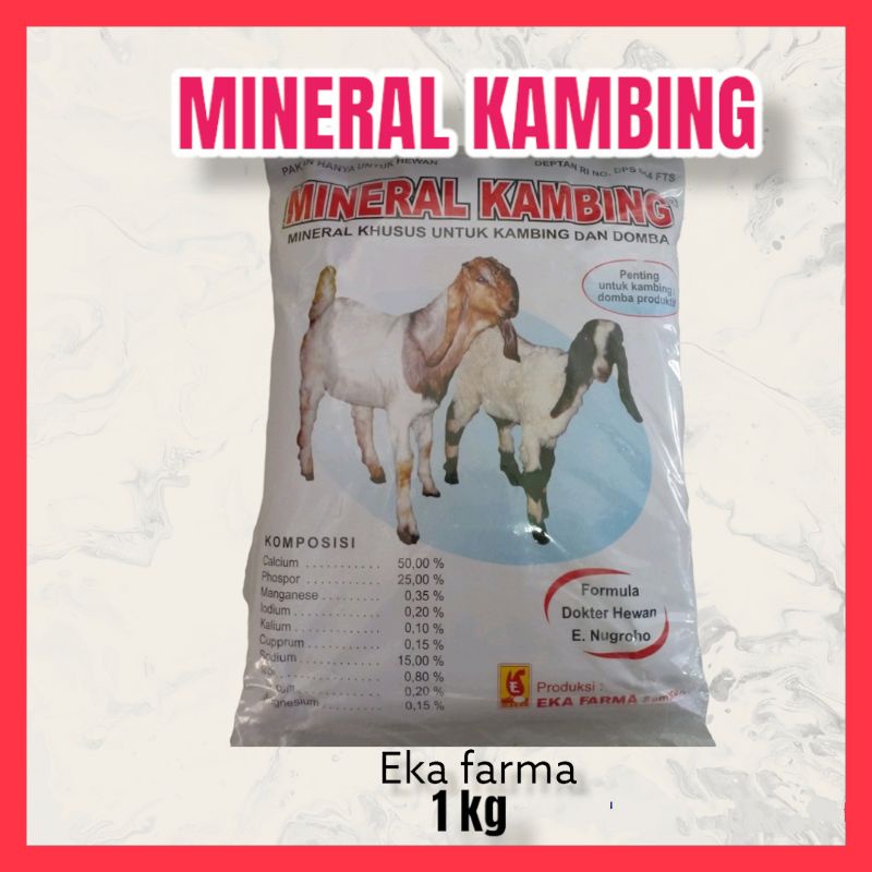 mineral kambing Eka farma 1 kg