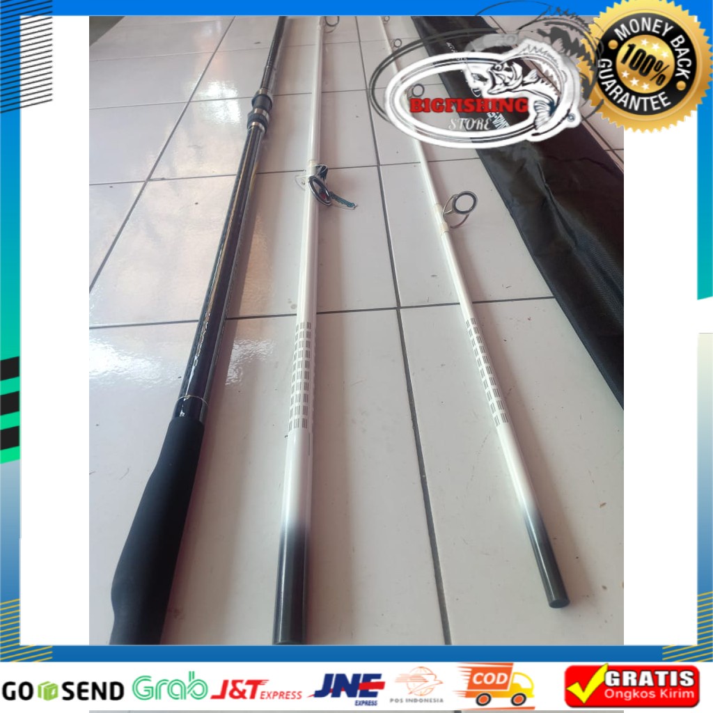 Joran Sambung 3 Awashima DGLORIOUS Surfcasting 420cm Carbon Murah