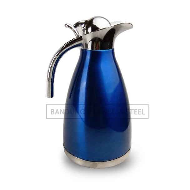 termos air teh kopi stainless steel 1.5 liter 2 liter vacuum panas dingin elegan