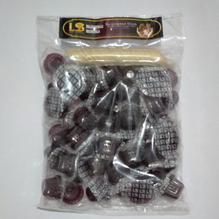 

(BISA COD) Anggur Cup Perjamuan Kudus + Hosti Ayat isi 50