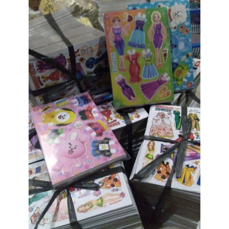 mainan Bp Buku jumbo /bongkar pasang (15x20 cm) isi 50 pcs