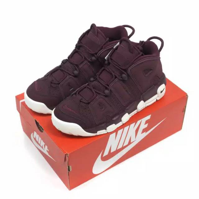 Nike Air Uptempo 96 Bordeaux Red Night Maroon Perfect Kick Original PK