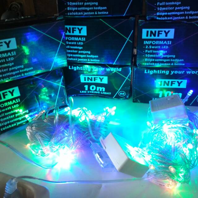 Lampu tumblr Natal 10 meter