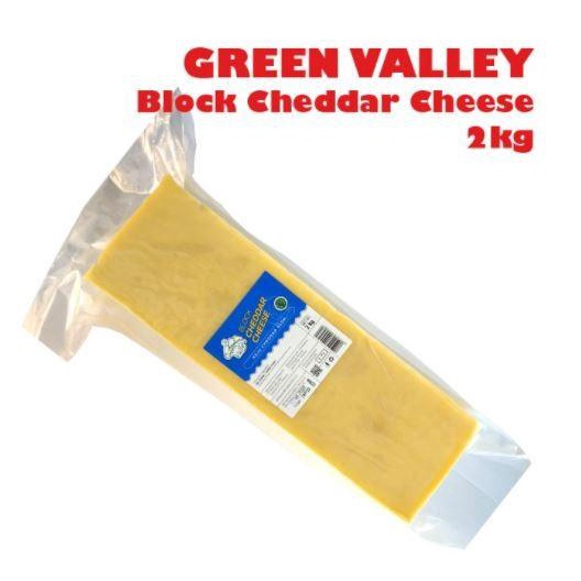 

Bahan | Green Valley - Block Cheddar Cheese 2 Kg