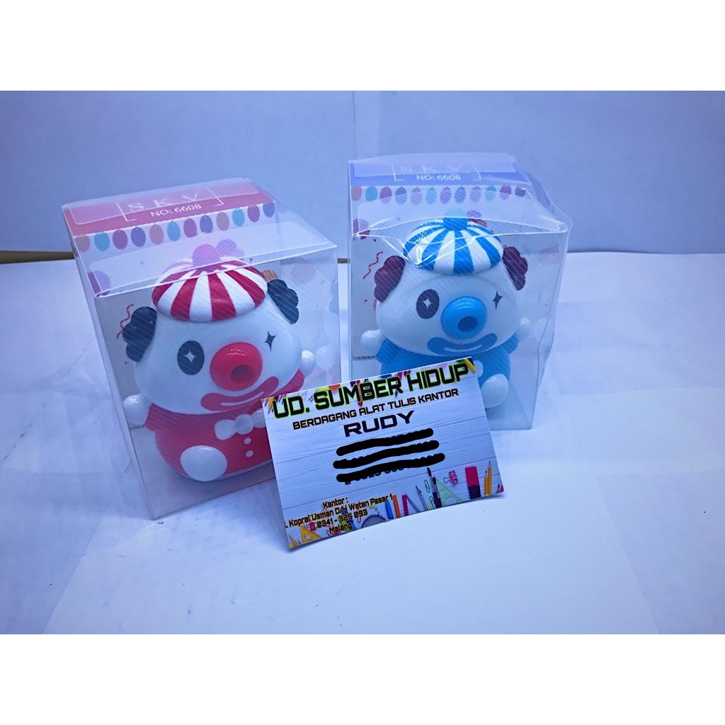 

Rautan Pencil Motif Badut NO.6608