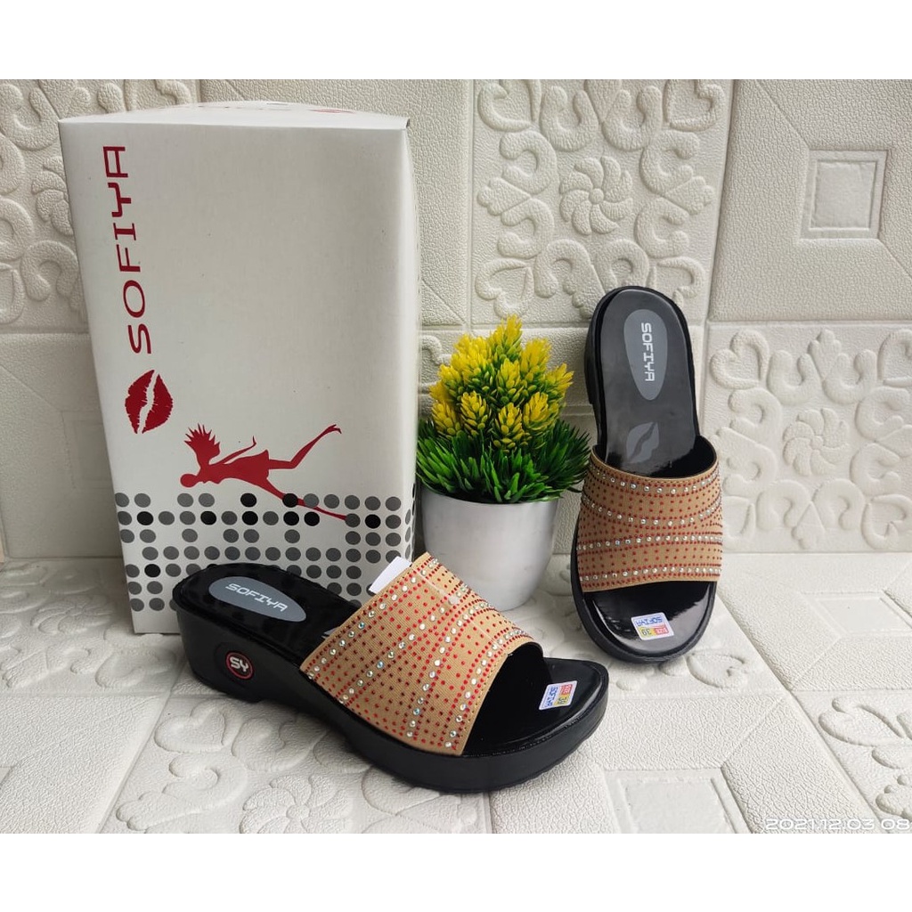 Sandal wanita /Sandal wanita Sofiya/Sandal Sofiya/Sandal Pesta/Sendal hell Wanita/Sandal Wanita Kekinian hak 5.cm-4