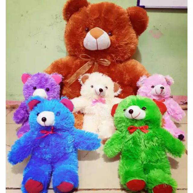 Boneka teddy bear XL beranak 5.