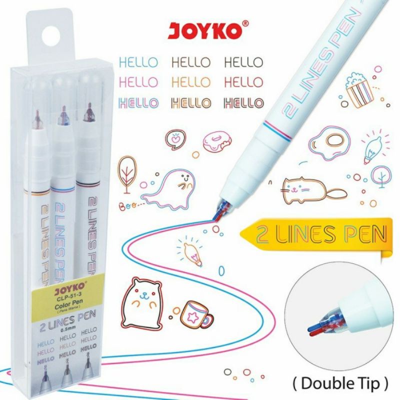 

Color Pen CLP-51-3 0.5mm Joyko