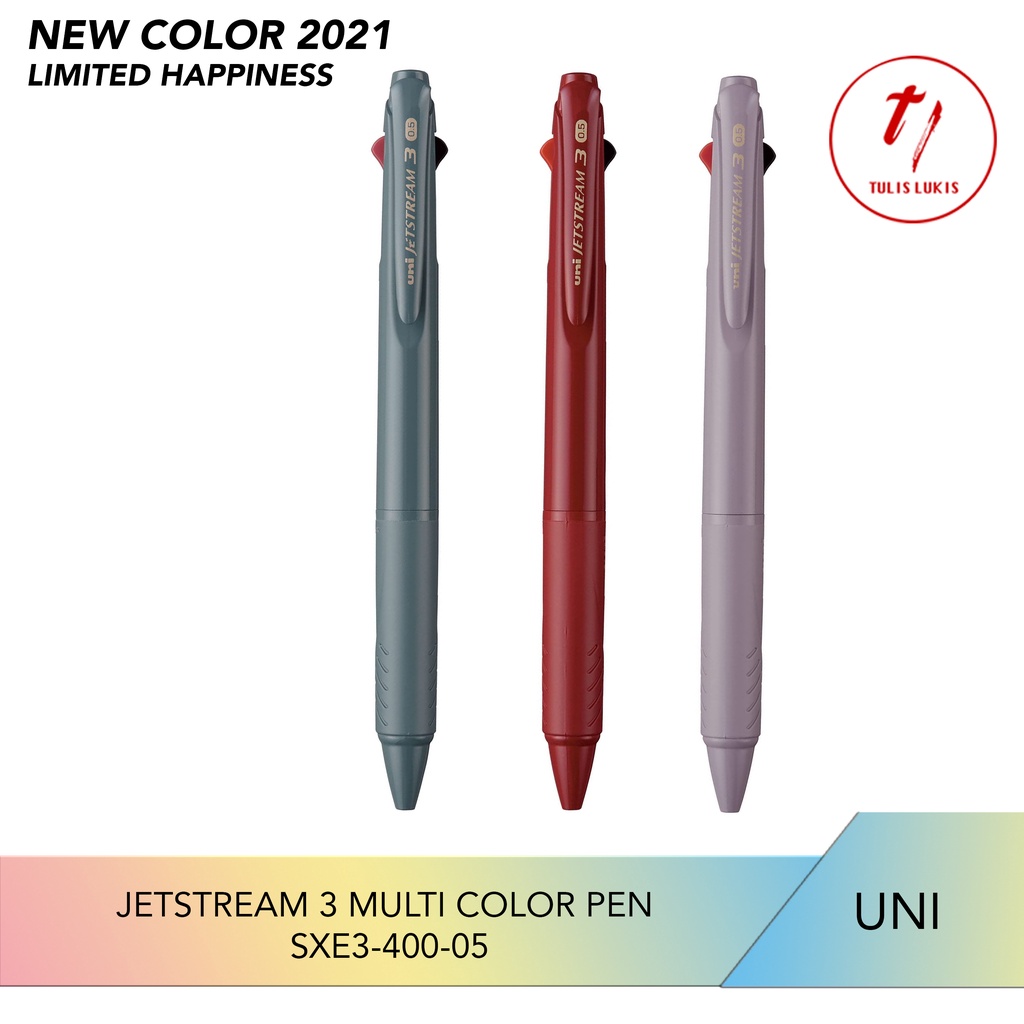 PEN MULTI UNI JETSTREAM 3 LIMITED EDITION HAPPINESS COLOR