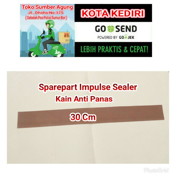 Kain Alat Pres Plastik Impulse Sealer 30cm