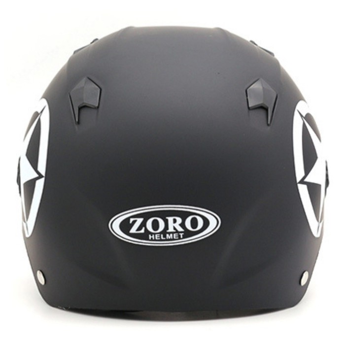 Helm Sepeda Skuter Motor Elektrik Half Face ZORO black