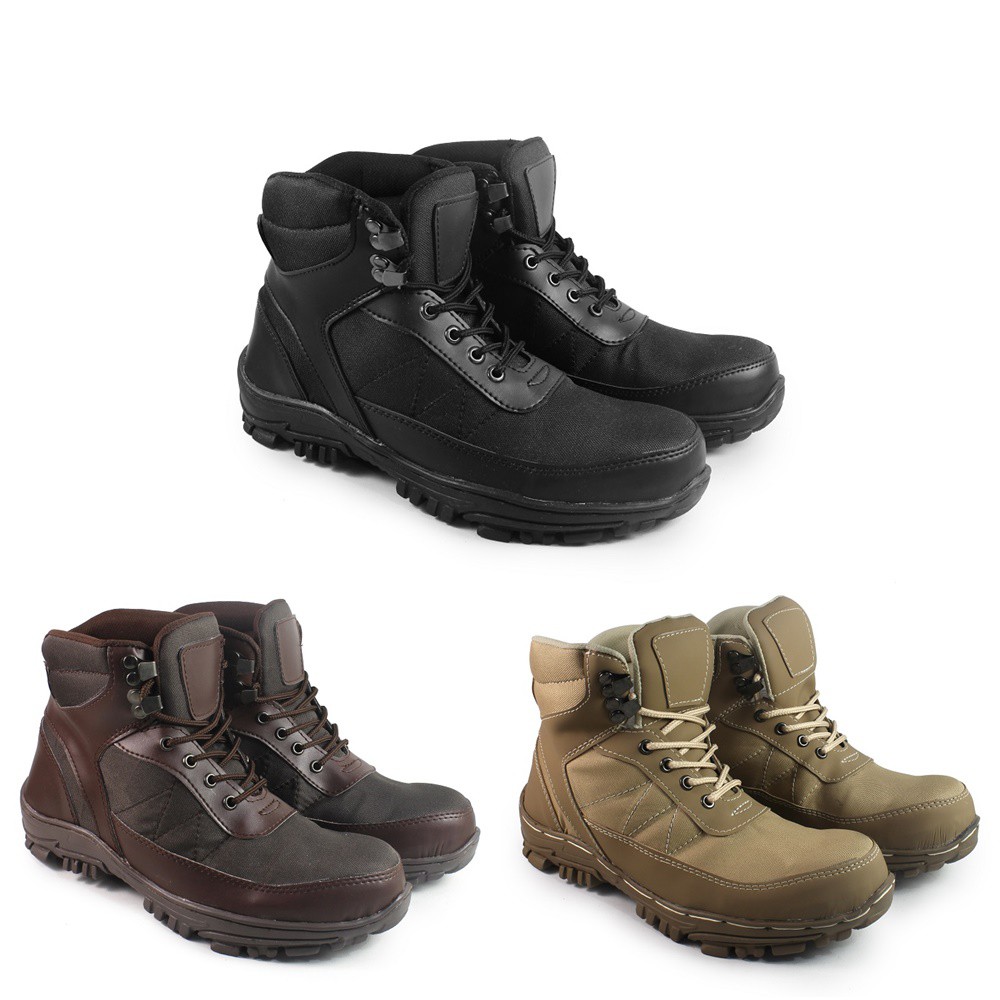 MS SHOP - SPECIAL - Sepatu Pria Walkers Hyuga Tinggi pdl Boots Safety Hiking Outdoor Gunung Cowok