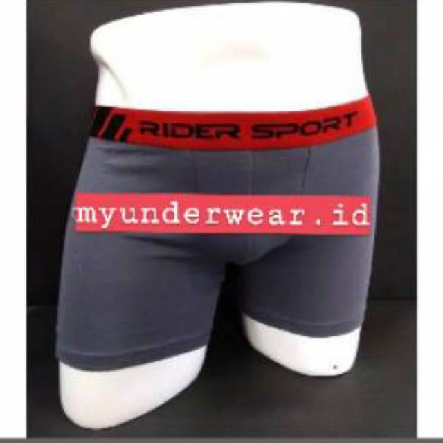 CELANA BOXER PRIA  PANJANG RIDER 763 ISI 1