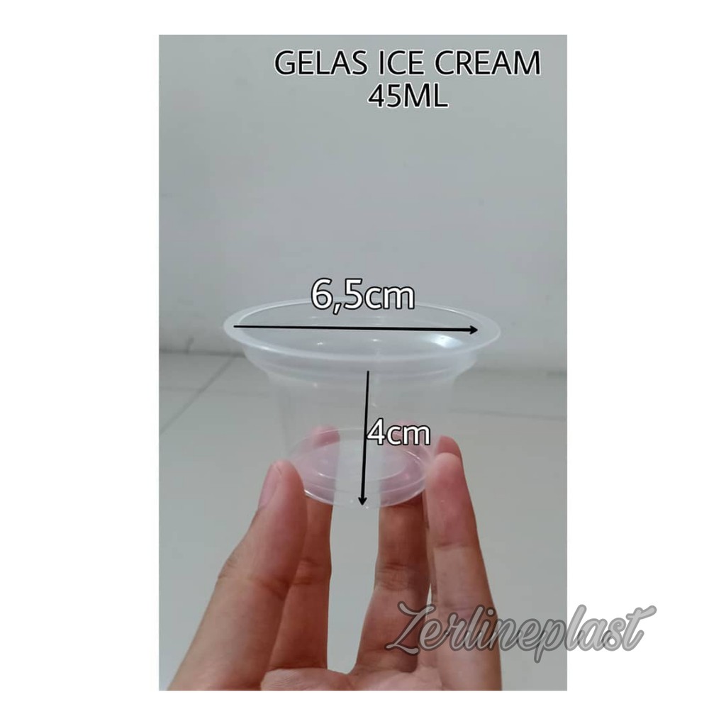 Gelas Ice Cream, Jelly Puding BENING (BINTANG)